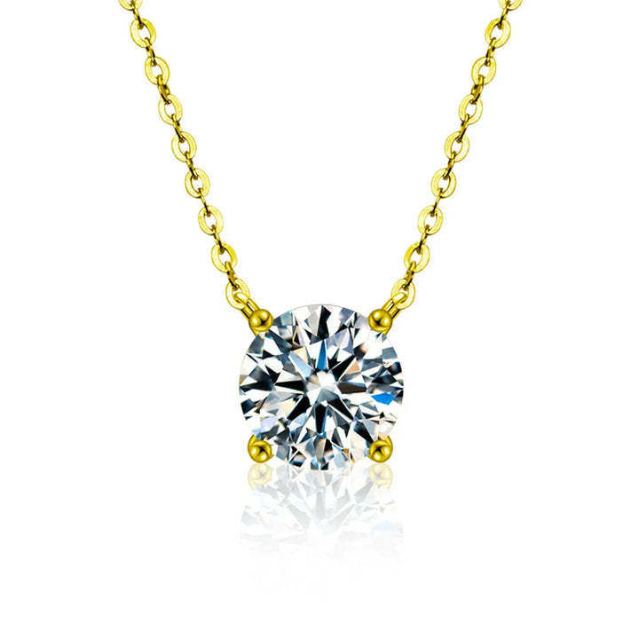 Gold Plated Zircon Necklace